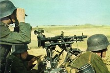 WW2 - Russie - Mitrailleuse allemande MG 34