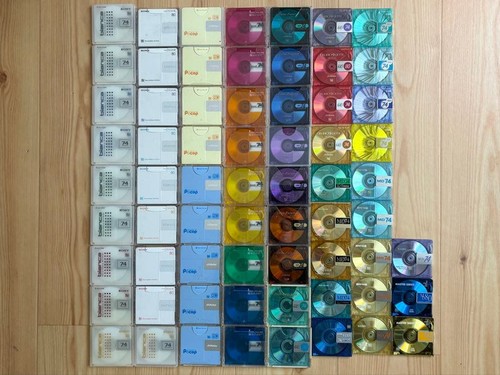 Blank disc mini disk - disk, lot
