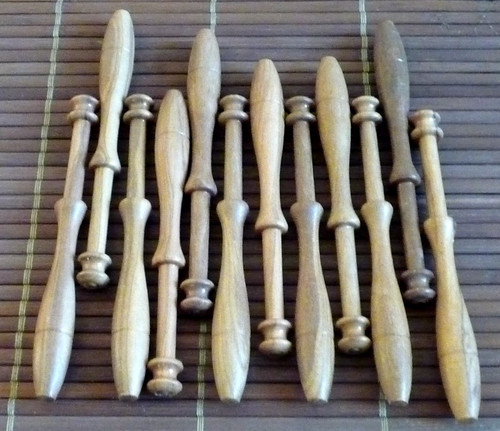 Fuseaux bois ancien pour - fuseaux,