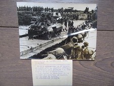 PHOTO DE PRESSE 1955 MANOEUVRES DE LA NOUVELLE ARMÉE ALLEMANDE