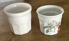 Pots de confiture porcelaine