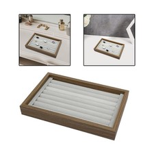 Vitrine à Bijoux pour Objets de Collection Boucles D'oreilles Collier Bagues