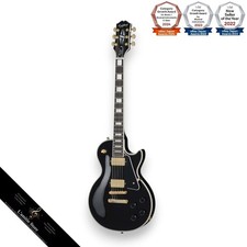 Guitare électrique Epiphone inspirée de Gibson Les Paul Custom Ebony