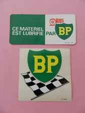 2 autocollants BP TRACTEUR