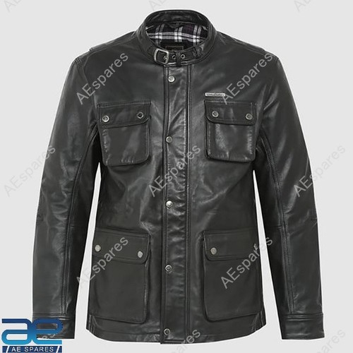 Veste moto forge noire - de,