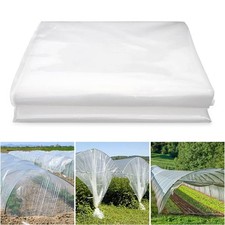 Bache Plastique Transparente, 2 x 6 Mètres Bache pour Serre, Réutilisable Bac...