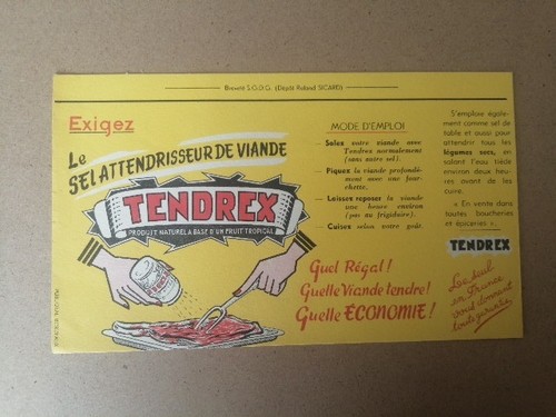 Ancien buvard publicitaire - ancien,