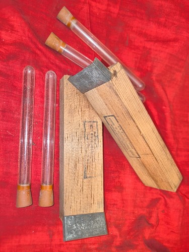 Boîtes bois tubes à - 4,