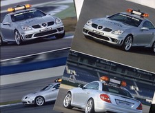 Mercedes-Benz SLK 55 AMG C 55 AMG F1 - 5 original official press photos 2004