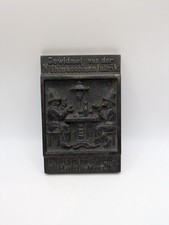 Plaque ancienne en fonte Haid