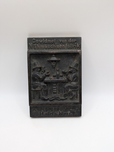 Plaque ancienne fonte haid - plaque,