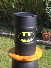 Baril métal fantaisie 60L