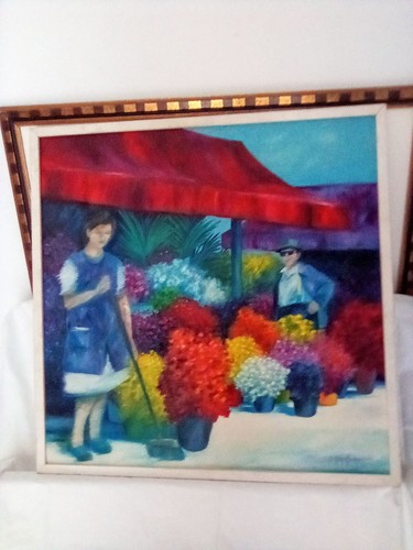 Tableau huile sur - tableau, toile