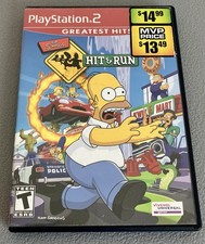 The Simpsons Hit and Run (PlayStation 2 PS2, 2003) No Manual, Good