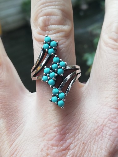 Bague ancienne argent - en,