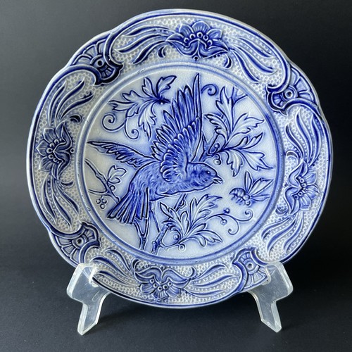 Assiette wasmuel oiseau bleu - wasmuel,