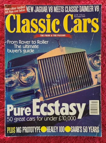 Classic cars magazine nov - classic, 1997