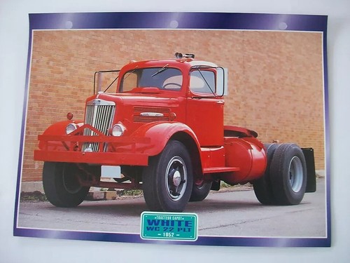 Carte fiche camion - camion, tracteur