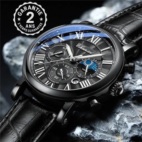 Montre homme phase lune - montre,