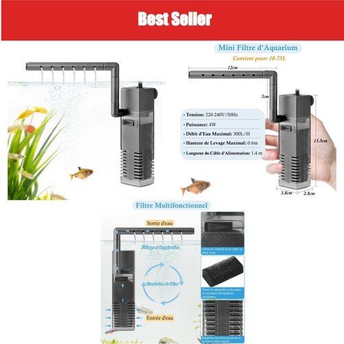 Filtre aquarium interne w - interne,