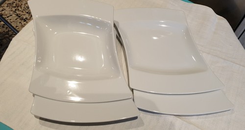 Assiettes rectangulaires forme
