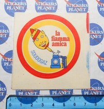 VINTAGE STICKER STICKER STICKER ADVERTISING SOUDOGAZ FLAME FRIEND