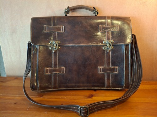 Cartable cuir - cartable, en