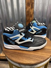 Reebok Pump Omni Lite Hexalite Retro Shaq Blue Black Basketball Shoes Mens Sz 11