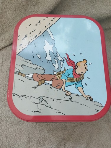 Boite metal tintin delacre - tintin,