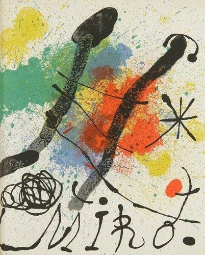 Joan miro walter erben tirage - joan,