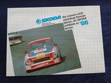 1986 Skoda 105 S L 120 L 120 GLS 130 L Coupe Brochure