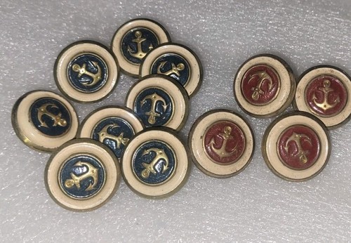 Lot anciens boutons - 12,