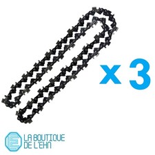 Lot de 3 chaînes 72 maillons