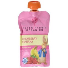 Purée De Fraise Et De Banane 4 Oz (Caisse De 10) Par Peter Rabbit