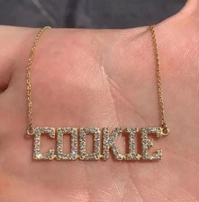 Custom Name Plate Pendant Chain For Your Special One VVS Moissanite 925 Silver