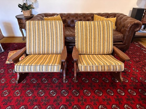 Wooden rocking chair - chair, x
