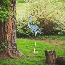 Statue d'aigrette bleue