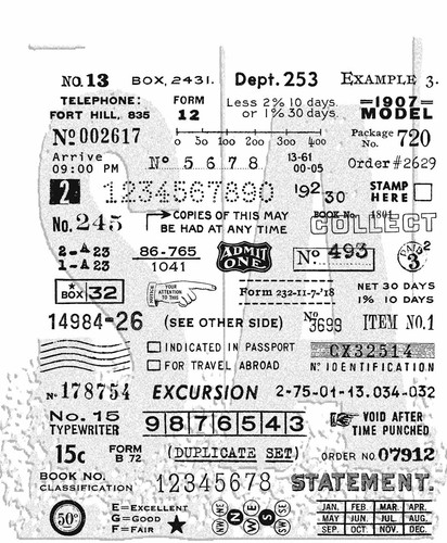 Tim holtz cling - tim, stamps