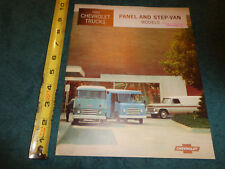 1965 CHEVROLET PANEL TRUCK & STEP VAN SALES CATALOG / BROCHURE / ORIGINAL