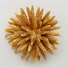 Brooch - Large Brooch - Vintage - Gold Plated - Orena Paris 