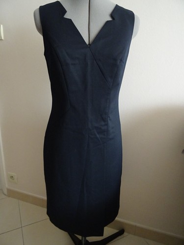 Robe chic bleue marine - , caroll