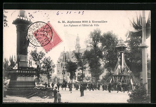 Cpa versailles alphonse - cpa, m.