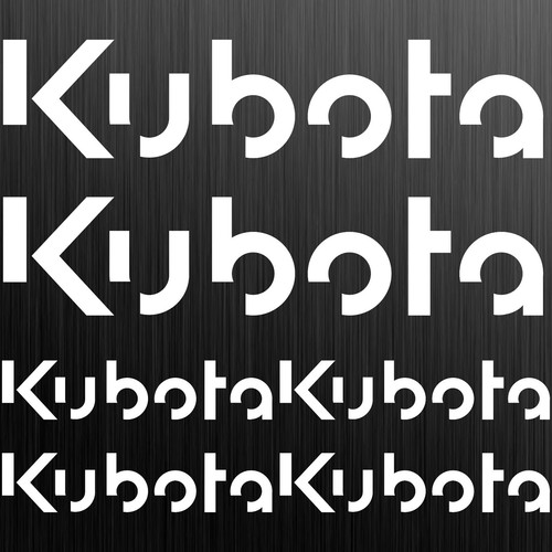 Kubota autocollant sticker - kubota,