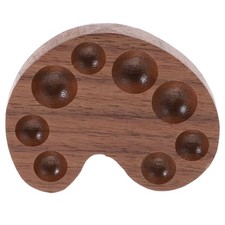 Palettes à aquarelle en bois boîtier de stockage de pigments en bois