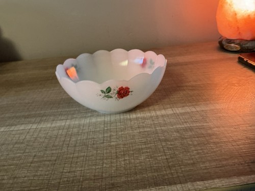 Bol verre blanc opalin - en,