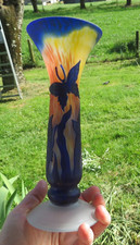 vase en patte de verre à