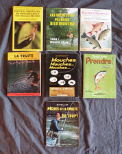 LOT de 7 livres sur la Pêche