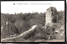 23 CROZANT LA TOUR COLIN ET LE ROCHER DE LA FILEUSE