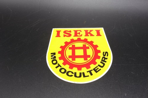 Old stock iseki - stock, sticker