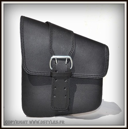 Sacoche latérale cuir big - latérale,